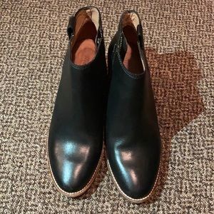 COPY - Madewell black leather booties